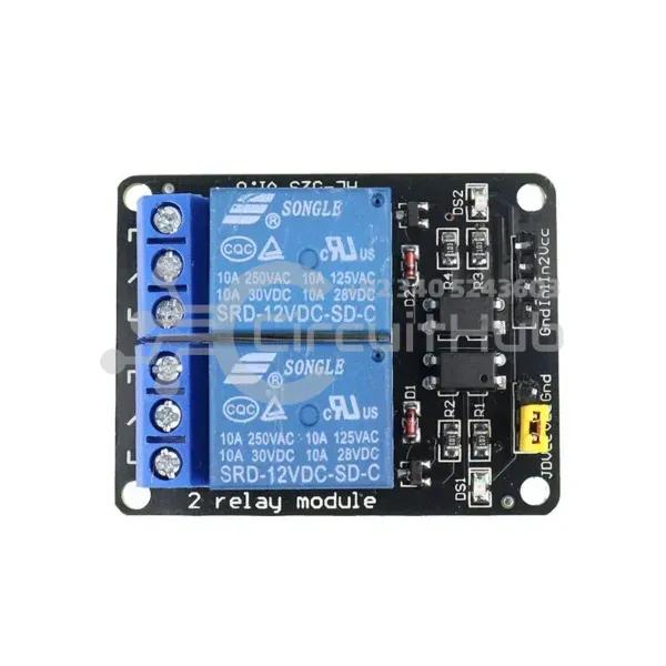 12V 2 Channel 10A Relay Module
