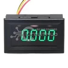 0-100V DC Panel Mount Digital Voltmeter 4.5V-35V DC Input – 2 Wire