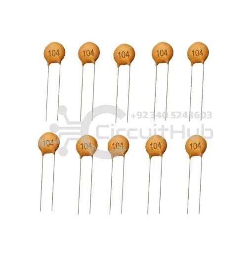 100nF Ceramic Capacitor (Pack of 10)