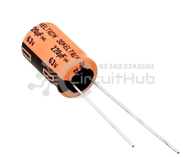 220uF Electrolytic Capacitor (Pack of 10)