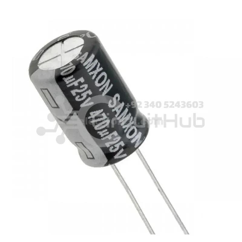 470uF Electrolytic Capacitor (Pack of 10)