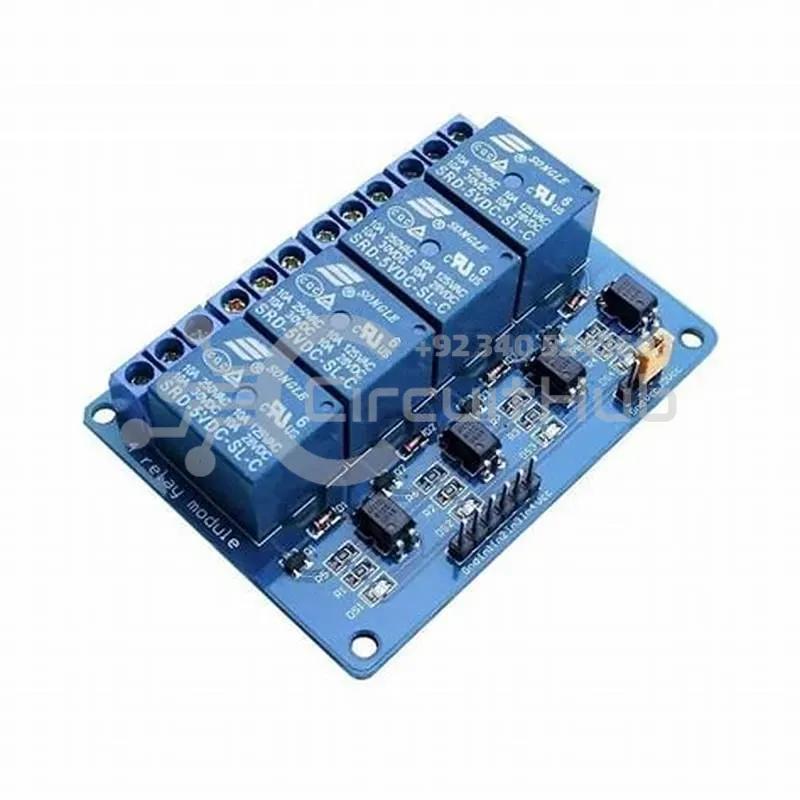 5V 4 Channel 240VAC 10A Relay Module