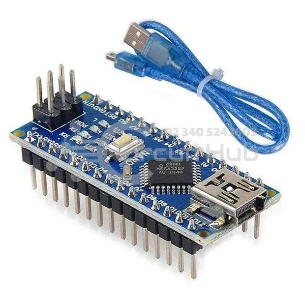 Arduino Nano V3 Pre-Soldered Pins with USB Cable
