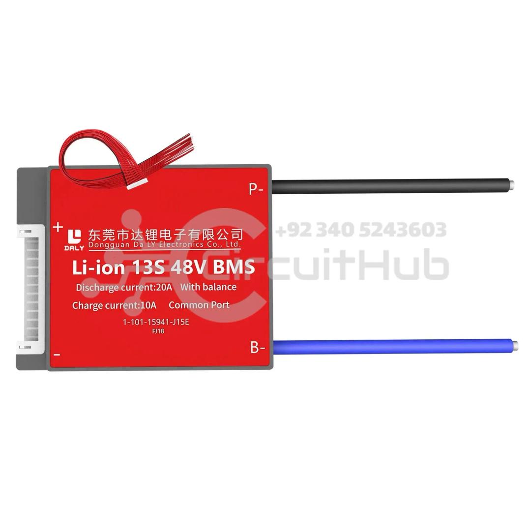 DALY BMS Li-ion 13S 48V 20A BMS Battery Management System for 18650 Battery Pack Balanced Charging Board