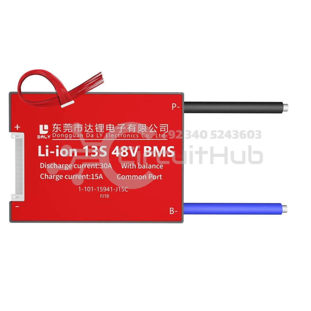 DALY BMS Li-ion 13S 48V 30A BMS Battery Management System for 18650 Battery Pack Balanced Charging Board