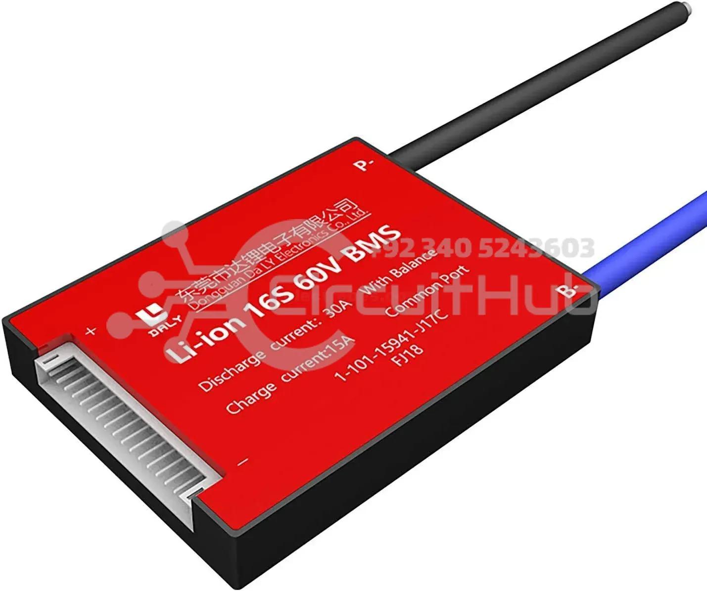 DALY BMS Li-ion 16S 60V 30A BMS Battery Management System for 18650 Battery Pack Balanced Charging Board
