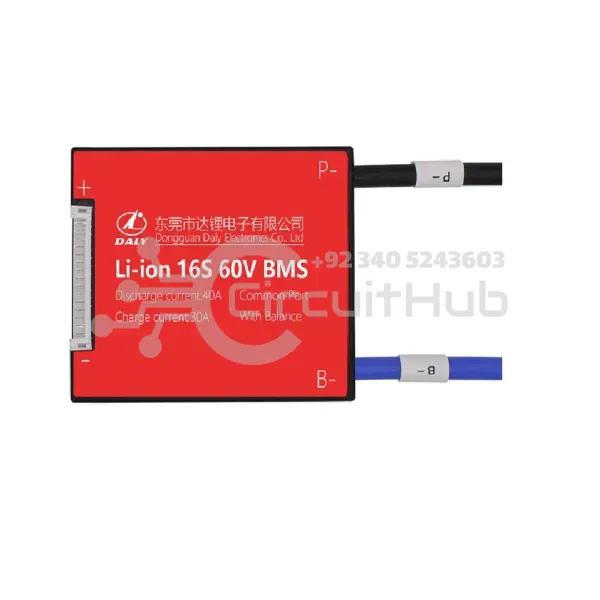 DALY BMS Li-ion 16S 60V 40A BMS Battery Management System for 18650 Battery Pack Balanced Charging Board