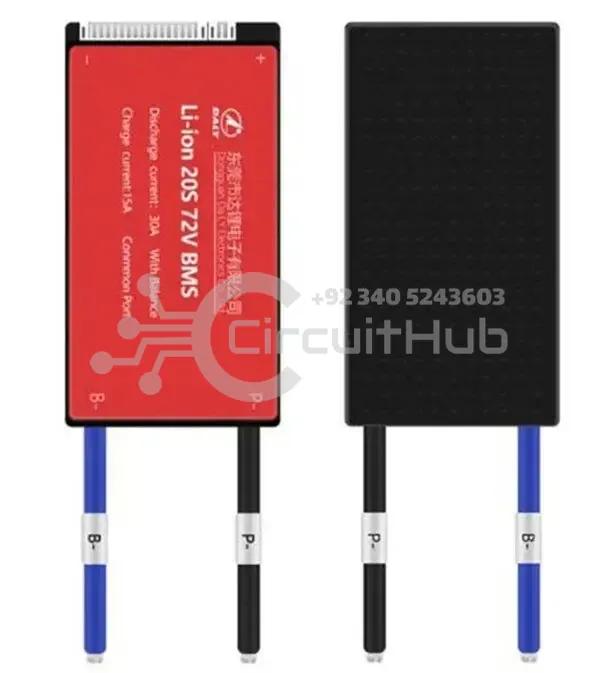 DALY BMS Li-ion 20S 72V 30A BMS Battery Management System for 18650 Battery Pack Balanced Charging Board