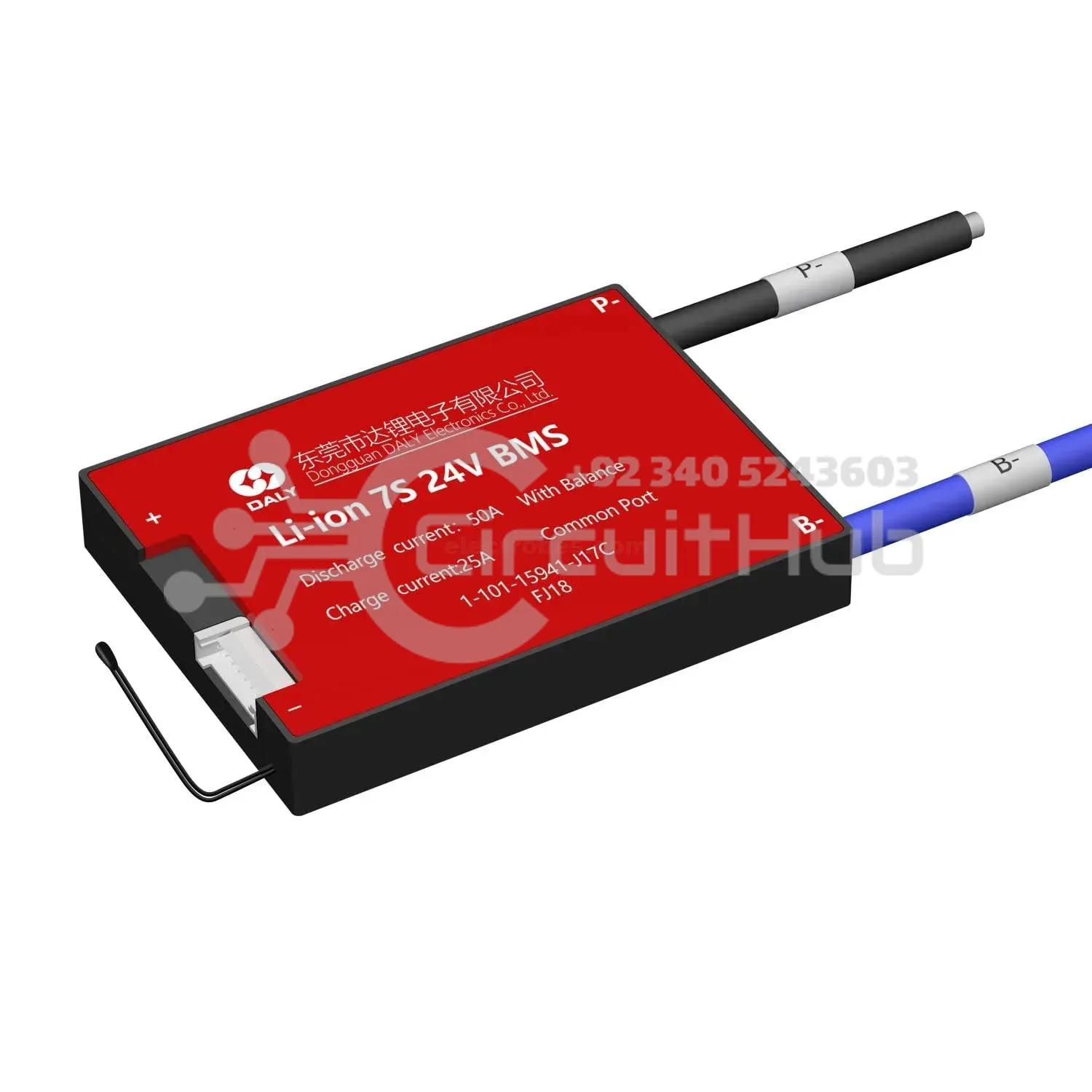 DALY BMS Li-ion 7S 24V 20A BMS Battery Management System for 18650 Battery Pack Balanced Charging Board