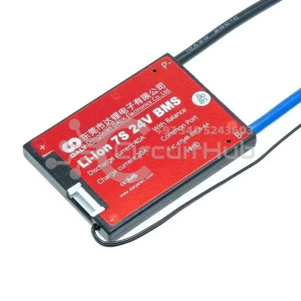DALY BMS Li-ion 7S 24V 40A BMS Battery Management System for 18650 Battery Pack Balanced Charging Board