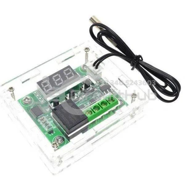 Enclosure Box Transparent Acrylic Case for W1209 Thermostat Controller