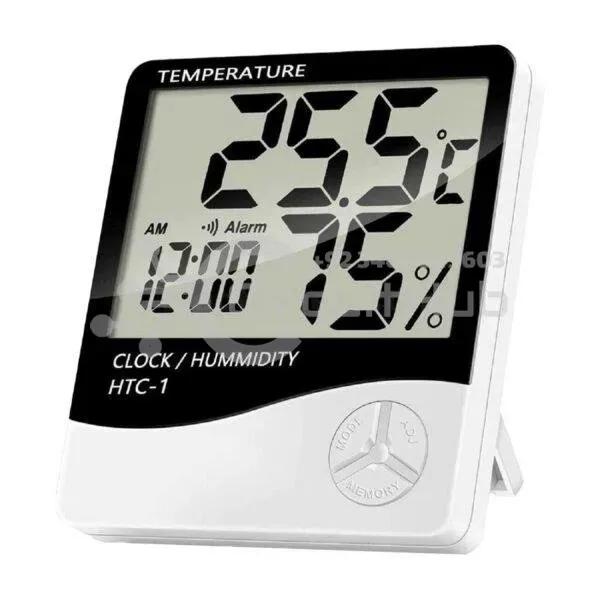 HTC-1 High Accuracy LCD Digital Thermometer Hygrometer with Clock