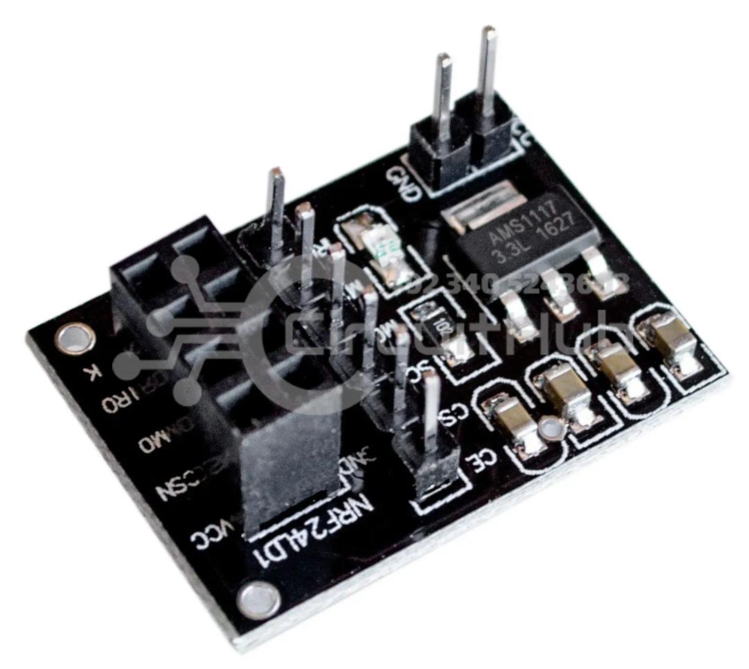 nRF24L01 Breakout Adapter with On-board 3.3V Regulator