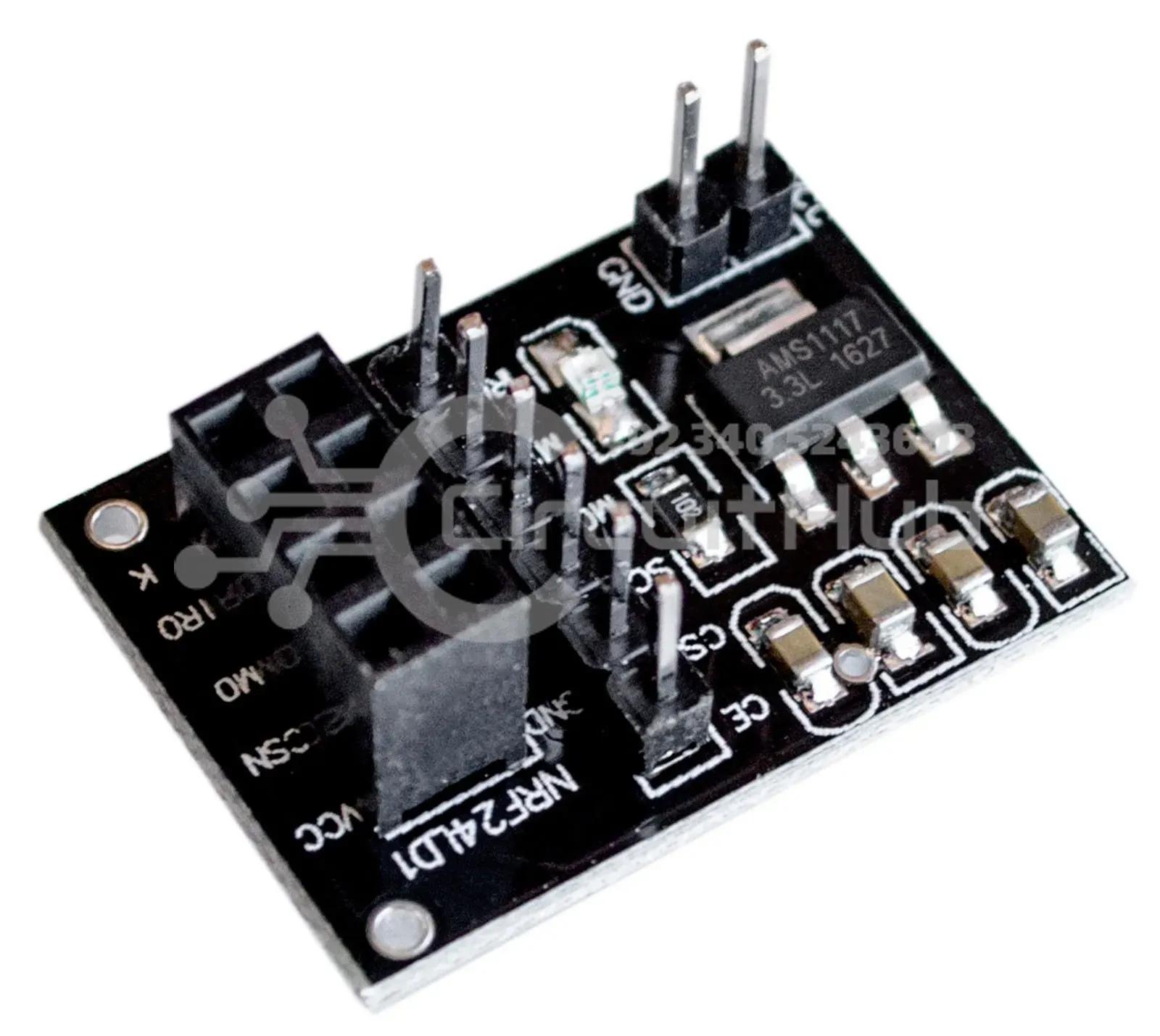 nRF24L01 Breakout Adapter with On-board 3.3V Regulator