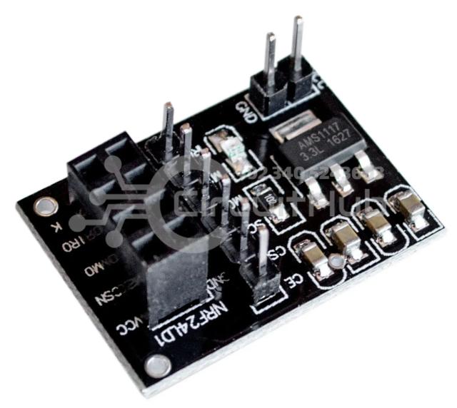 nRF24L01 Breakout Adapter with On-board 3.3V Regulator