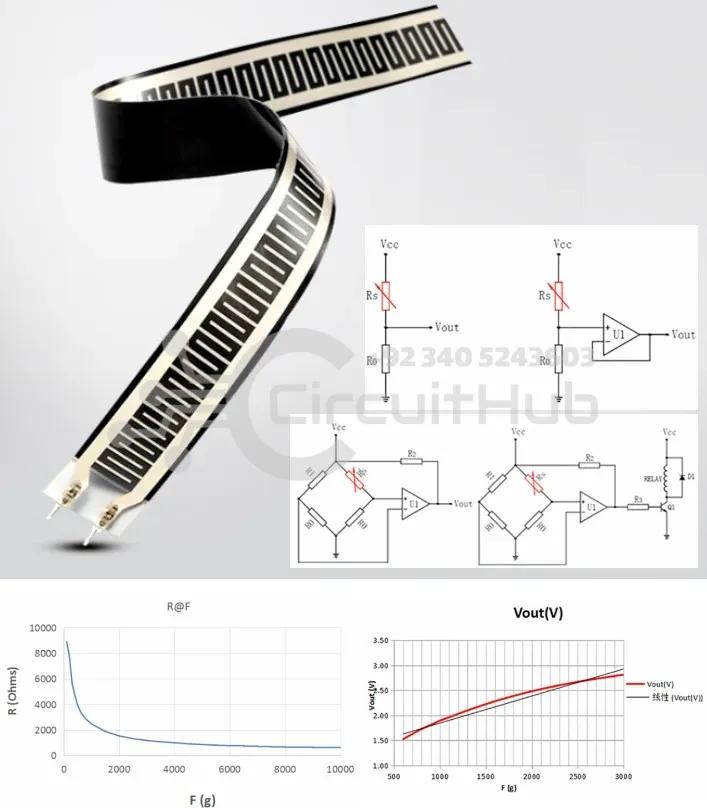 RP-L-110 FSR Force Sensitive Resistor Pressure Sensor