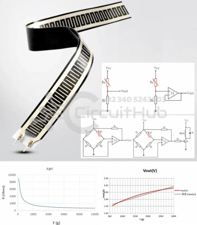RP-L-110 FSR Force Sensitive Resistor Pressure Sensor