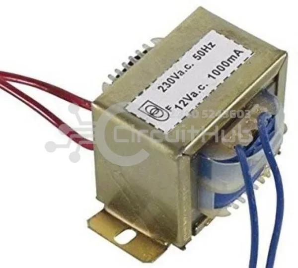 Transformer 220VAC to 12VAC 800mA Step-down Transformer