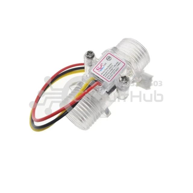 YF-S201C G 1/2″ Water Flow Sensor Fluid Flowmeter Switch Counter 1-30L/min Meter
